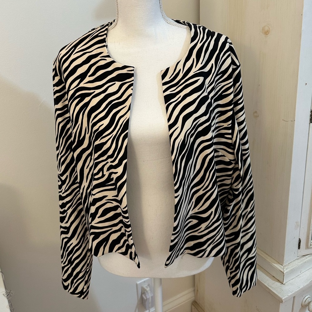 SAG HARBOR DRESS Vintage Zebra Jacket